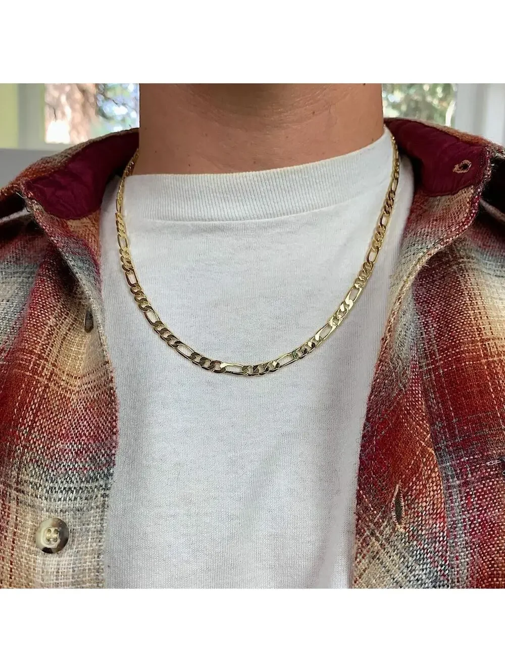 Y2K Vintage Gold Stainless Steel Chain Unisex